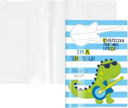 Okładka na książeczkę zdrowia dziecka Dinozaur