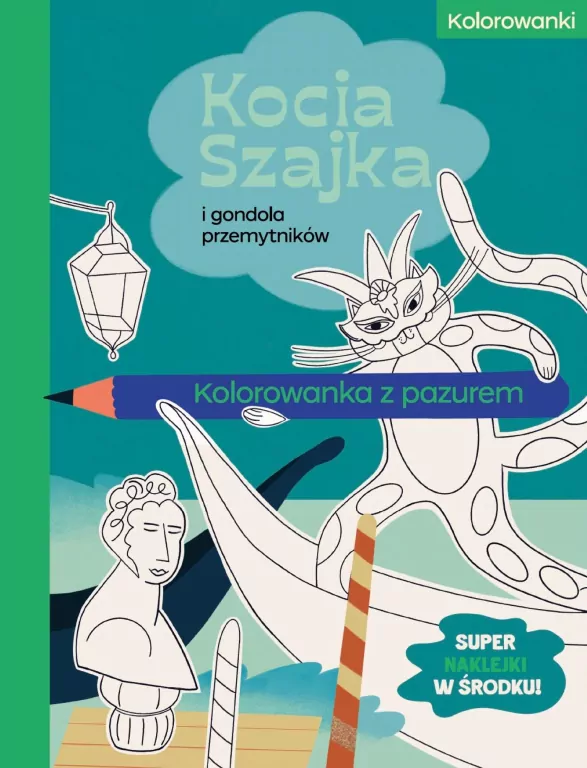 Kocia Szajka i gondola przemytników. Kolorowanka.. - tantis.pl