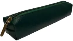 Piórnik mini prostokąt butelkowy zielony