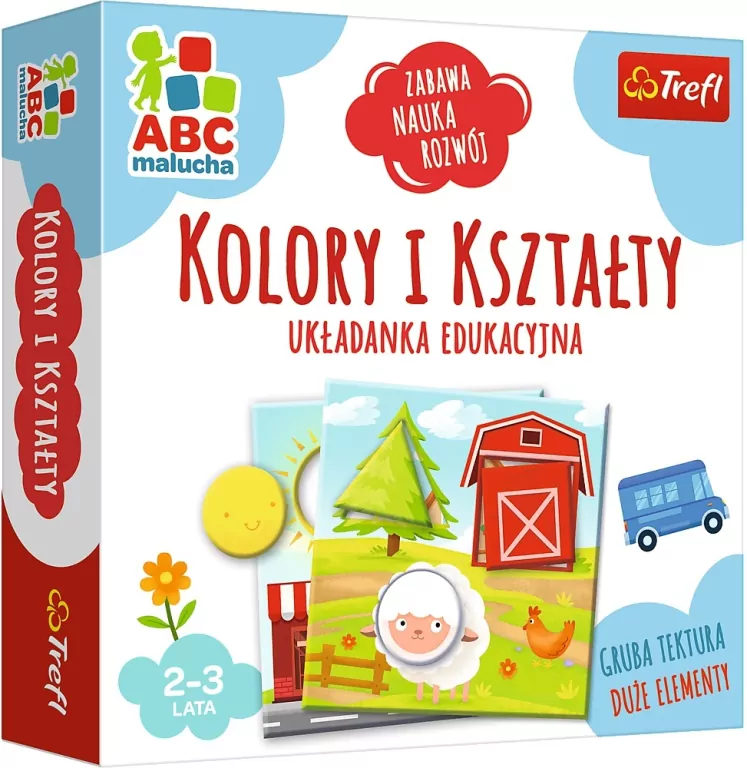 Kolory i kształty. Układanka edukacyjna - tantis.pl