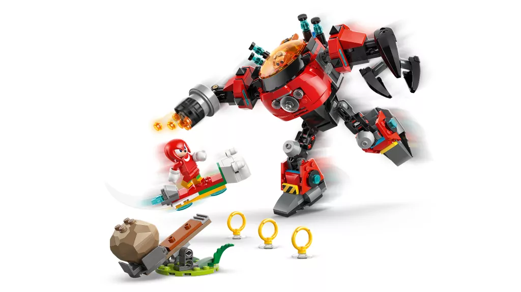 LEGO®Sonic The Hedgehog.  Knuckles kontra Dr. Eggman w mechu Egg Crusher 77005 - tantis.pl