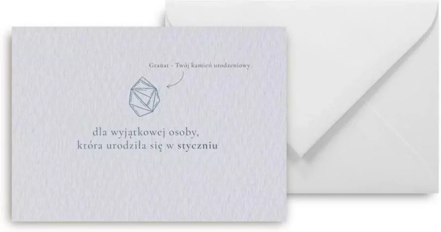 Mini kartka Urodziny styczeń - tantis.pl