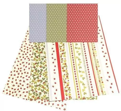 Karton obustronny 300g 24x34cm 3 ark MIX - tantis.pl