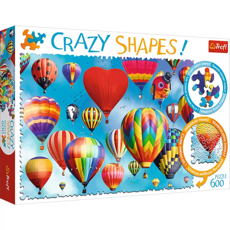 Puzzle 600. Crazy Shapes! Kolorowe balony 11112 - tantis.pl