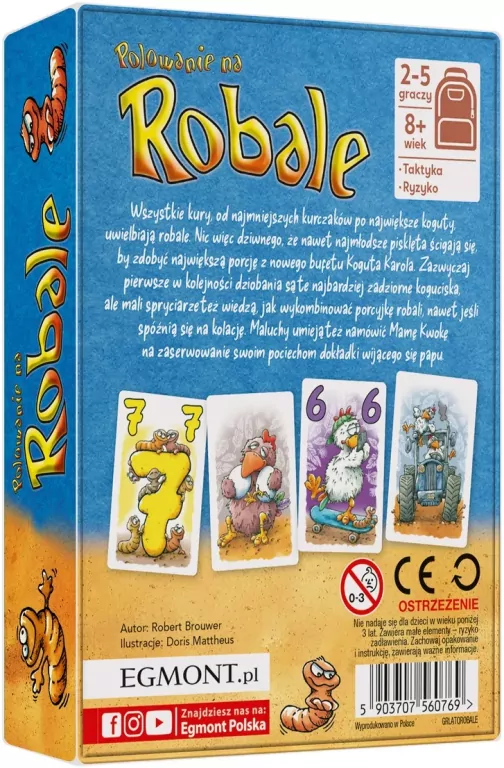 Gry do Plecaka. Polowanie na Robale gra karciana - tantis.pl