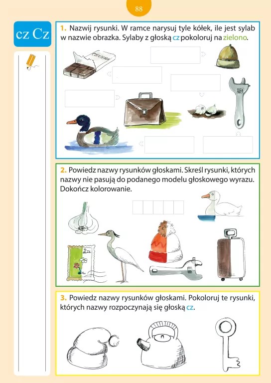Szkoła czytania i pisania. Ćwiczenia w czytaniu i pisaniu dla dzieci od 6 lat - tantis.pl