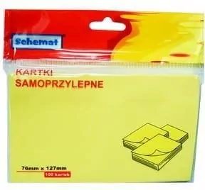 Karteczki samoprzylepne 76x127mm - tantis.pl