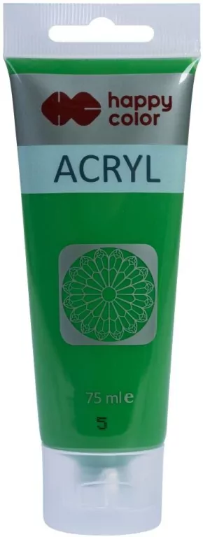 Farba akrylowa 75ml zielona HAPPY COLOR - tantis.pl
