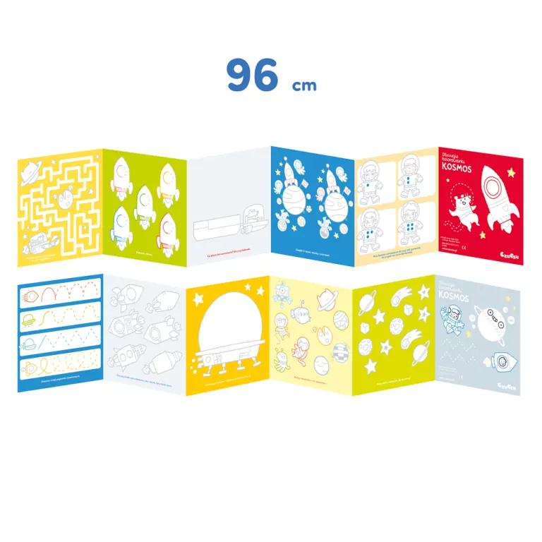 CzuCzu. Kosmos. Dłuuugie kolorowanki - tantis.pl
