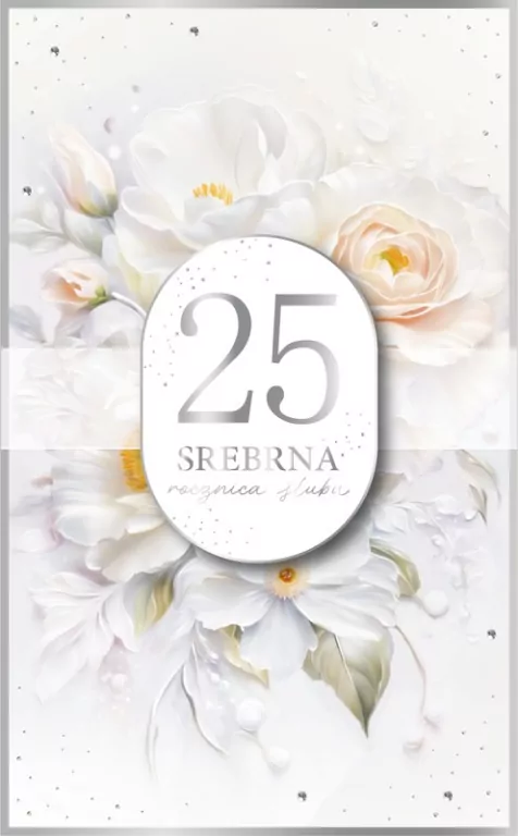 Karnet Rocznica Ślubu 25 - tantis.pl