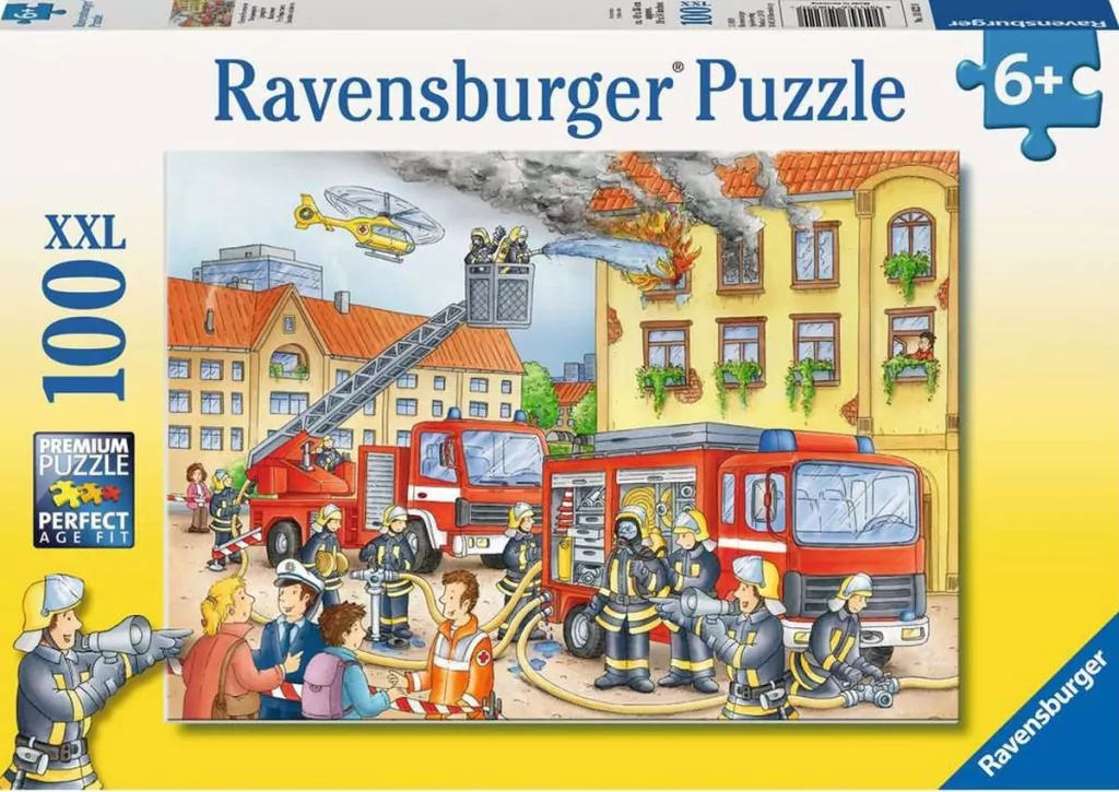 Puzzle 100. Straż pożarna Ravensburger 108220 - tantis.pl