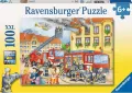 Puzzle 100. Straż pożarna Ravensburger 108220 - tantis.pl