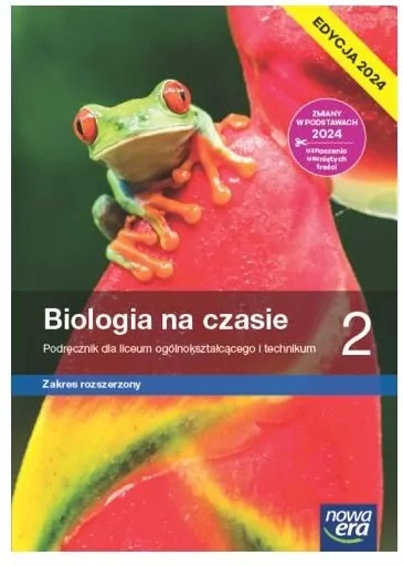 Biologia na czasie 2. Podręcznik dla liceum ogólnokształcącego i technikum. Zakres rozszerzony. Edycja 2024 - tantis.pl