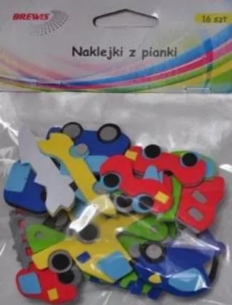 Naklejki z pianki. Auta - tantis.pl