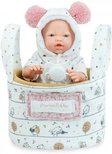 Lalka hiszpańska Mini Golosinas w koszyczku 21cm - tantis.pl