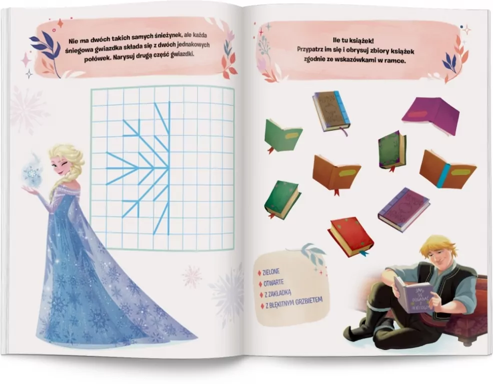 Disney Uczy. Kraina lodu. Zadania do zmazywania - tantis.pl