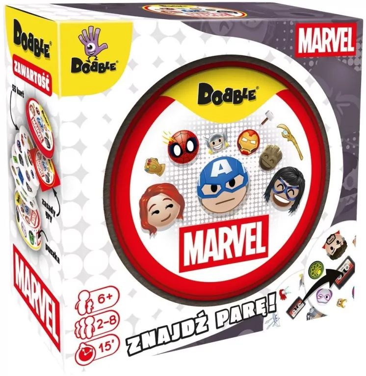 Dobble Marvel Emoji REBEL - tantis.pl