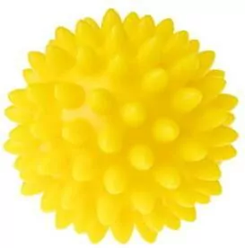 Piłka sensoryczna do masażu i rehabilitacji 5,4 cm żółta - tantis.pl