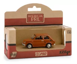 Kolekcja PRL. Fiat 126p. Brązowy