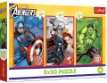 Puzzle 3x50 Twój bohater TREFL - tantis.pl