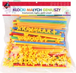 Klocki słomki 300 elementów