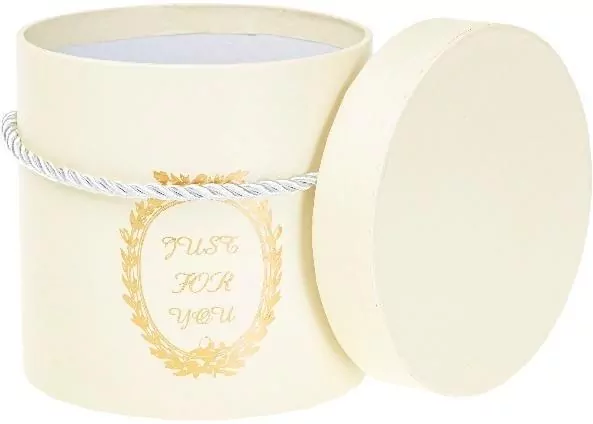 Pudełko Flower Box kremowy ROZETTE - tantis.pl