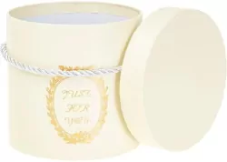 Pudełko Flower Box kremowy ROZETTE