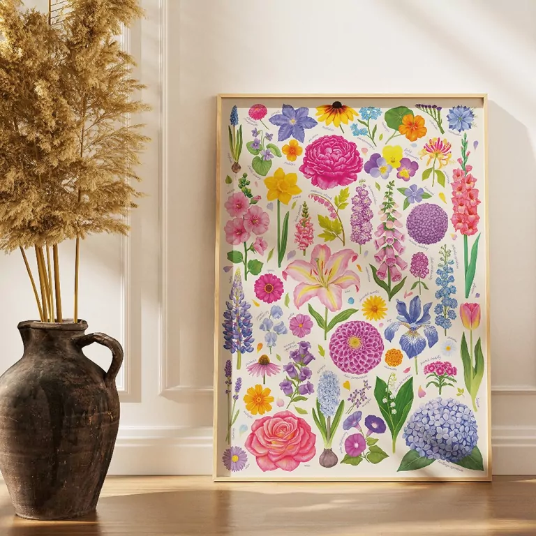CzuCzu. Puzzlove. Kwiaty ogrodowe. 1000 el. - tantis.pl