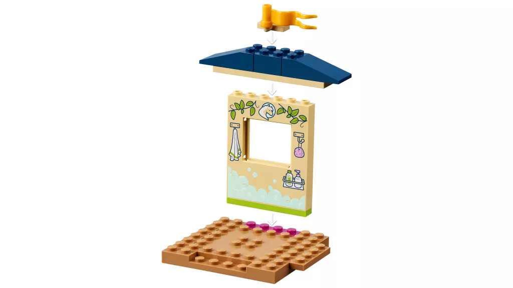 LEGO® Friends. Kąpiel dla kucyków w stajni. 41696 - tantis.pl