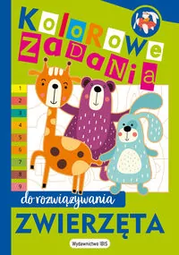Kolorowe zadania do rozwiązywania. Zwierzęta - tantis.pl