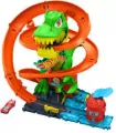 Hot Wheels City Zakręcony tor Remiza T-Rexa - tantis.pl