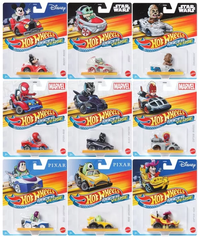 HW SAMOCHODZIK BOHATER FILMOWY MIX HKB86 B/C8 - tantis.pl