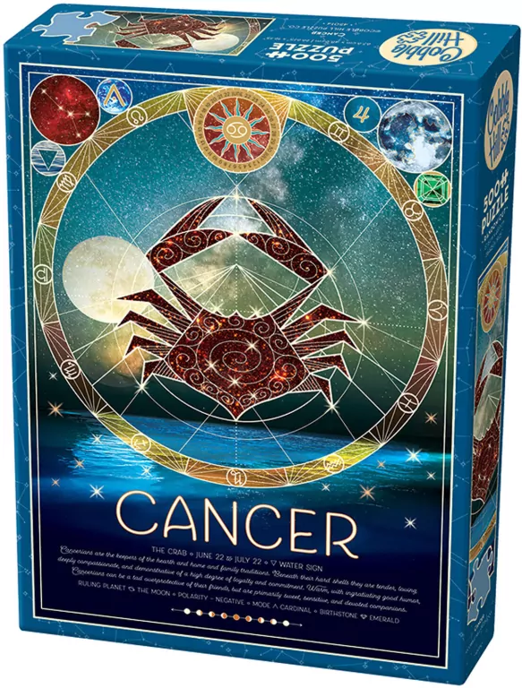 Puzzle 500 Znaki zodiaku: Rak - tantis.pl