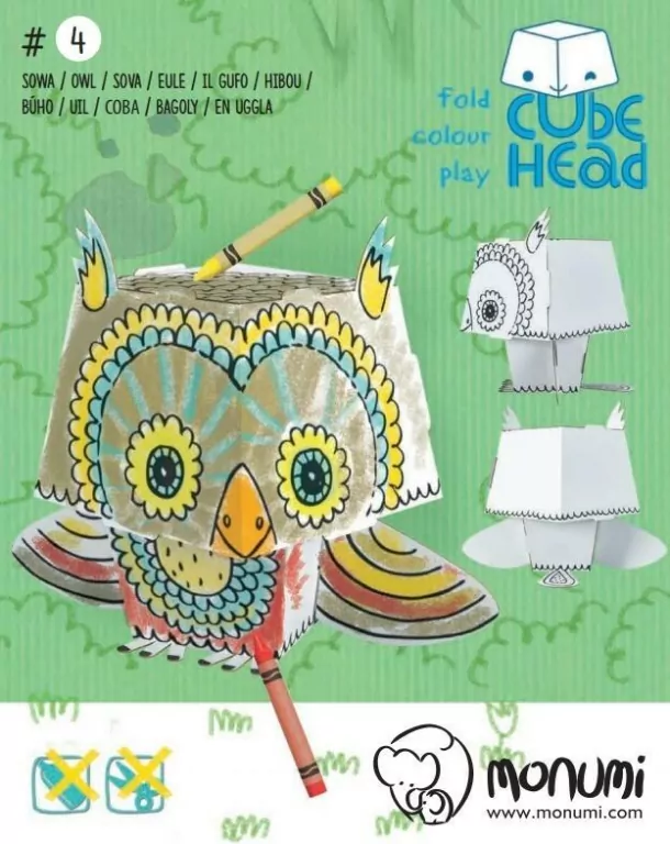 Sowa. Cube Head - tantis.pl