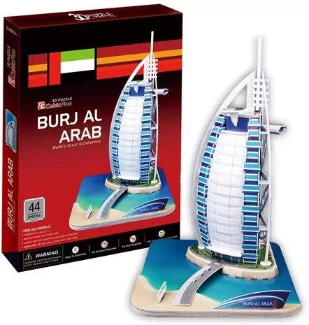 Puzzle 3D. Burj Al Arab. Cubic Fun - tantis.pl