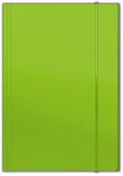 Teczka A4 z gumką. Plus Top. Jasnozielona