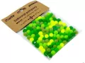 Dekoracje pompony 1cm mix zielony - tantis.pl