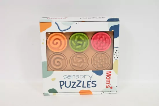 Puzzle sensoryczne kółeczka