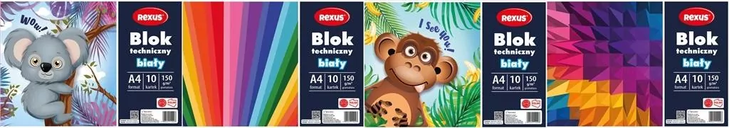 Blok techniczny biały. A4/10 kartek - tantis.pl