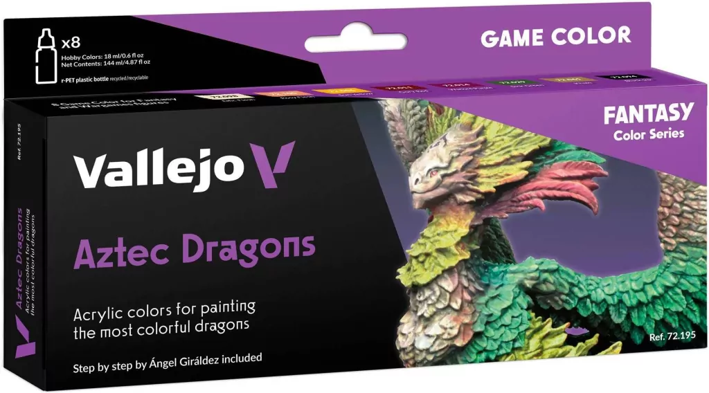 Vallejo: 72.195 - Game Color - Aztec Dragons (8 x 18 ml) - tantis.pl