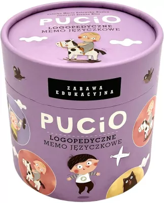Pucio. Logopedyczne memo języczkowe. Pucio