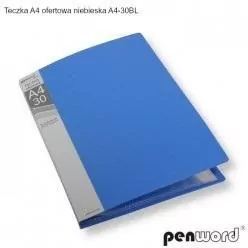 Teczka A4/30 ofertowa niebieska - tantis.pl
