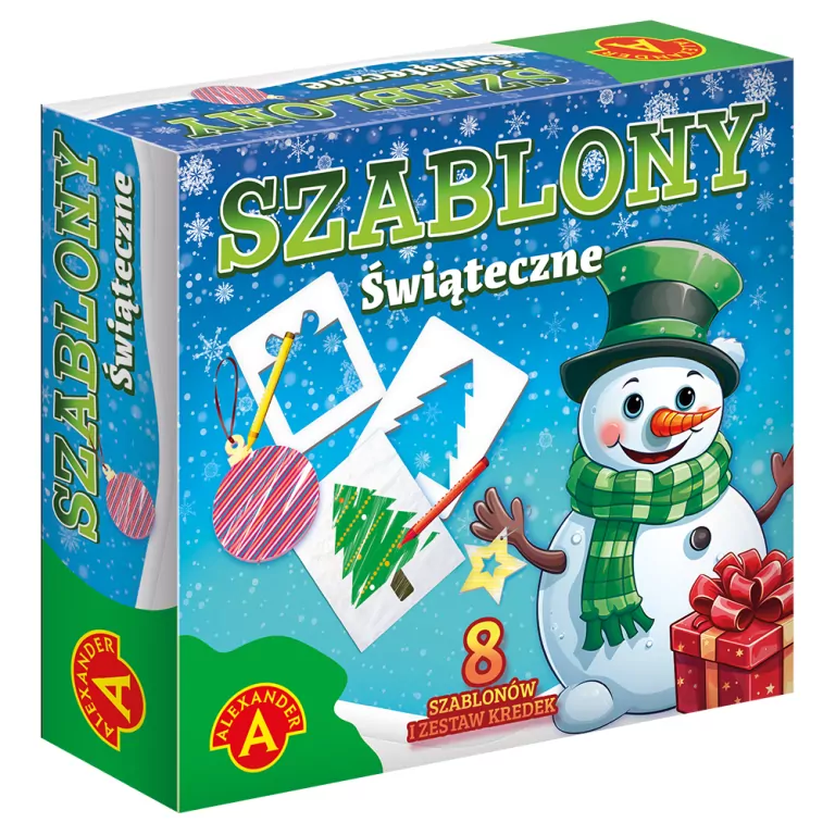 Szablony świąteczne. Bałwanek - tantis.pl