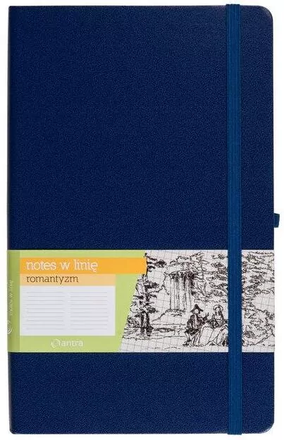 Notes A6 Linia Romantyzm Granat ANTRA - tantis.pl