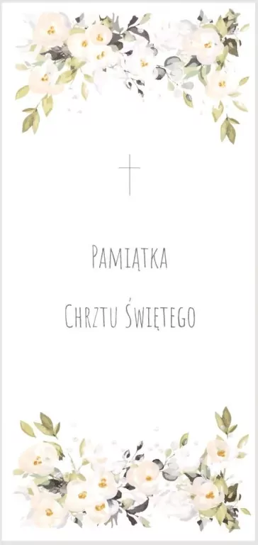 Karnet Chrzest DL C26 - Pamiątka Chrztu Świętego - tantis.pl