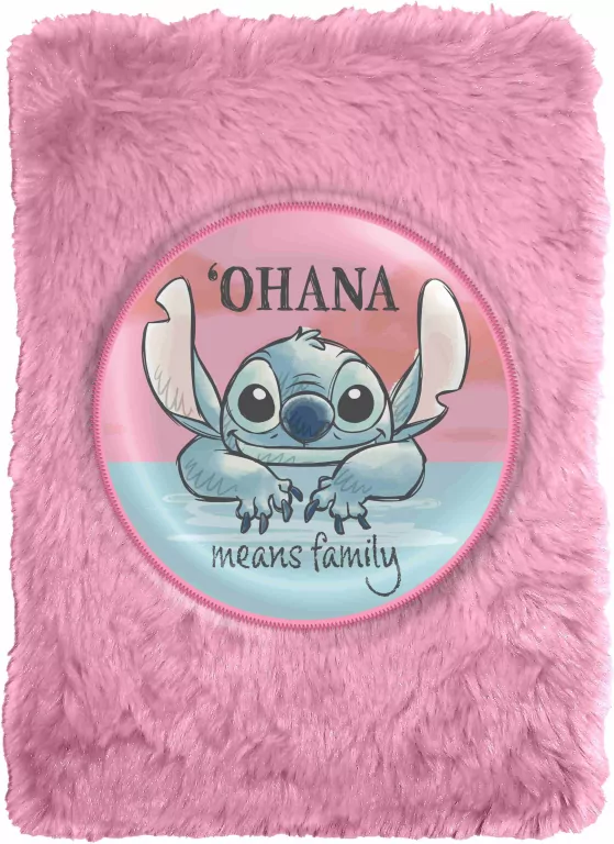 Notatnik w pluszowej okładce Stitch ST00034 - tantis.pl