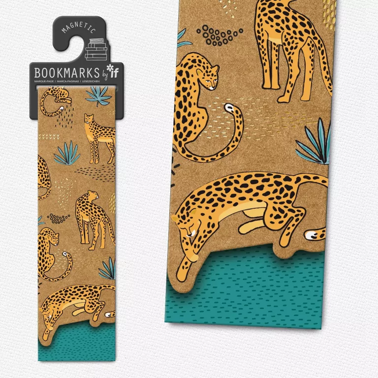Zakładka Krafty magnetyczna. Gepardy - tantis.pl