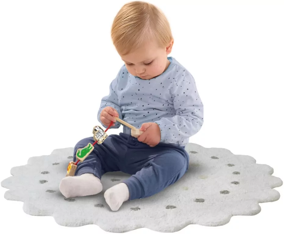 Zwierzęta. Drewniana sznurowanka - tantis.pl