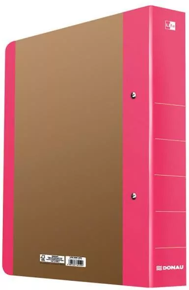 Segregator ringowy A4/2RD/50mm różowy DONAU - tantis.pl
