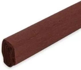 Bibuła marszczona brązowa 50x200